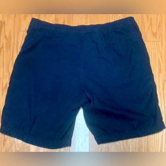 Men’s 36 Slim Fit Navy Blue AMERICAN RAG Snap Closure Zip Fly Drawstring Shorts - Picture 13 of 16